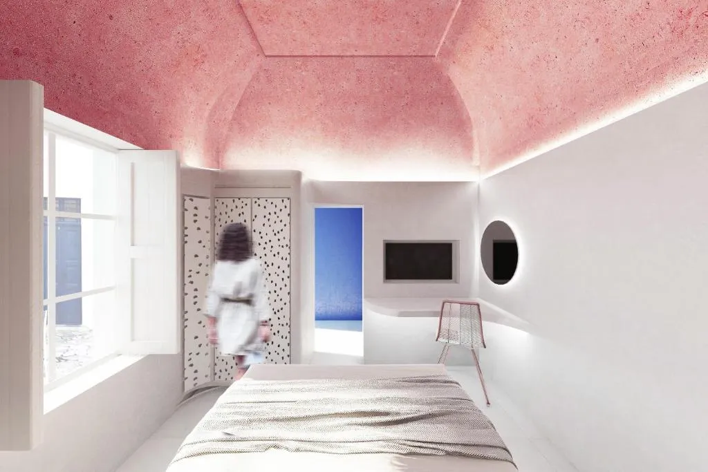 Double or Twin ONE BED Room, Kykladonisia Traditional Settlement, Santorini