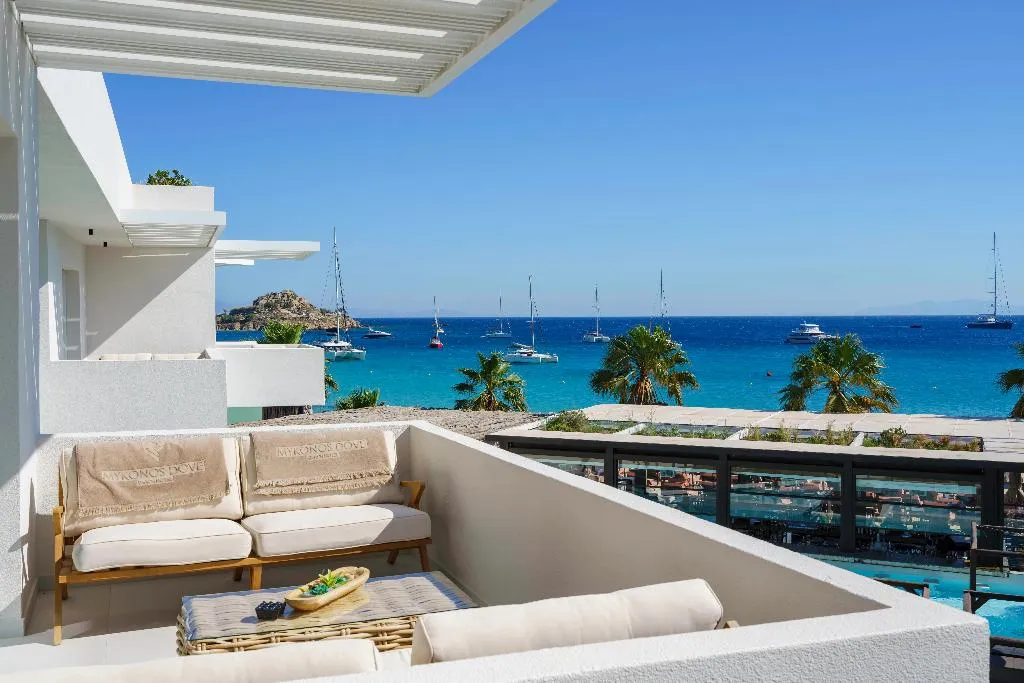 SUITE SEA VIEW WITH TERRACE Room, Mykonos Dove beach hotel, Mykonos