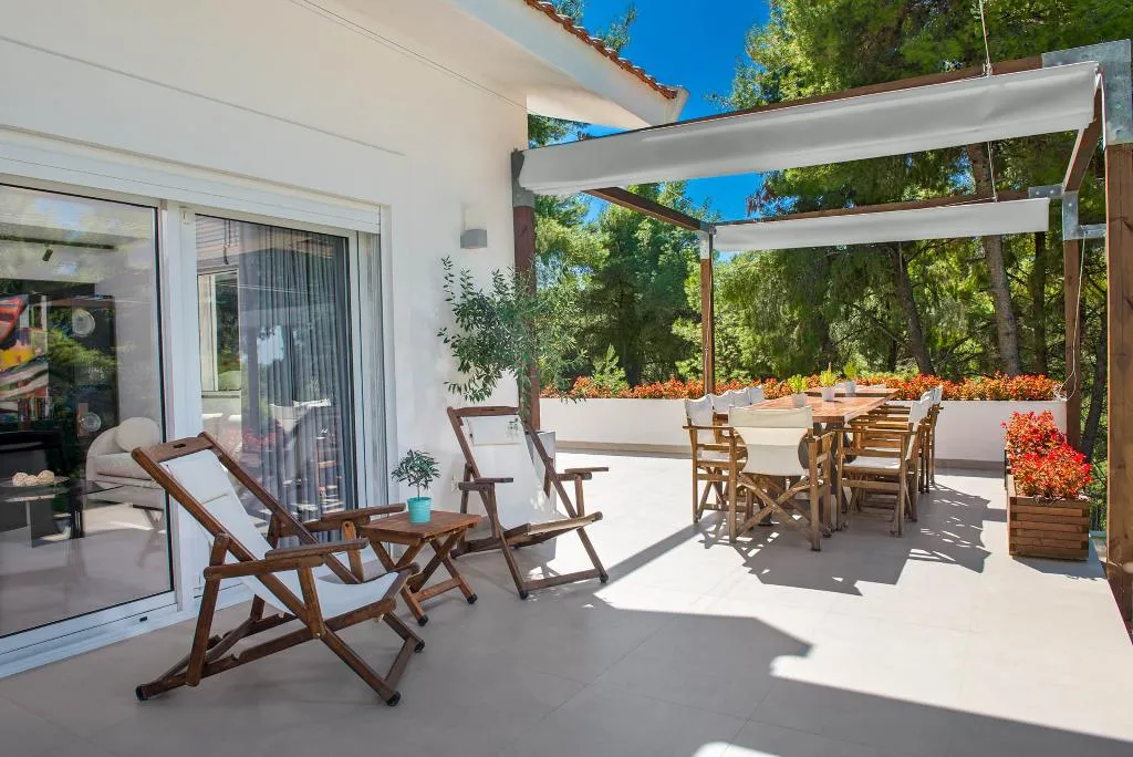 Terrace, The White Villa At Sani, Halkidiki
