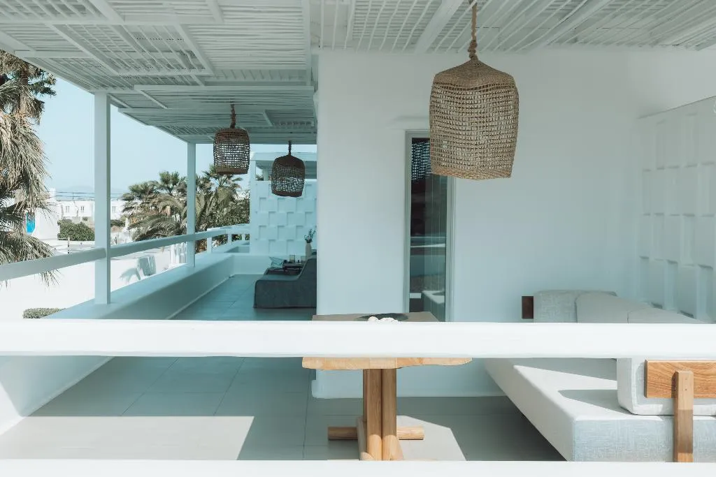 Terrace, Mykonos Blanc Hotel, Mykonos