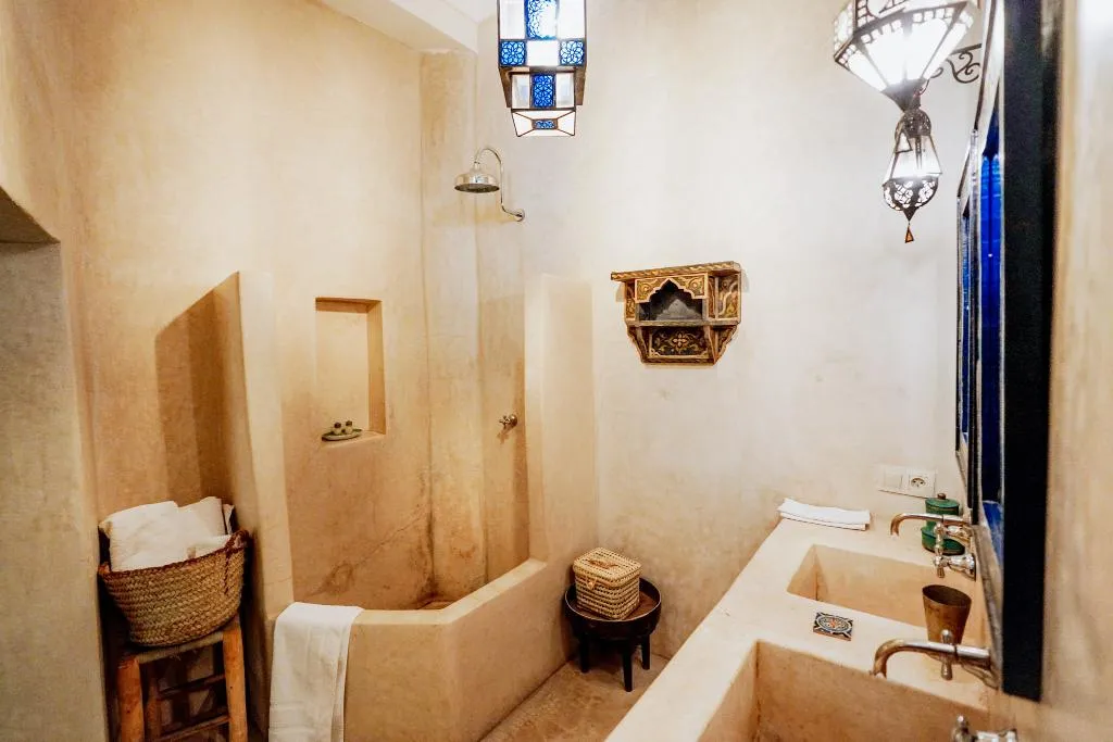 DOUBLE ONE BEDROOM ONE BATHROOM Room, Riad Dar Ayur, Marrakech