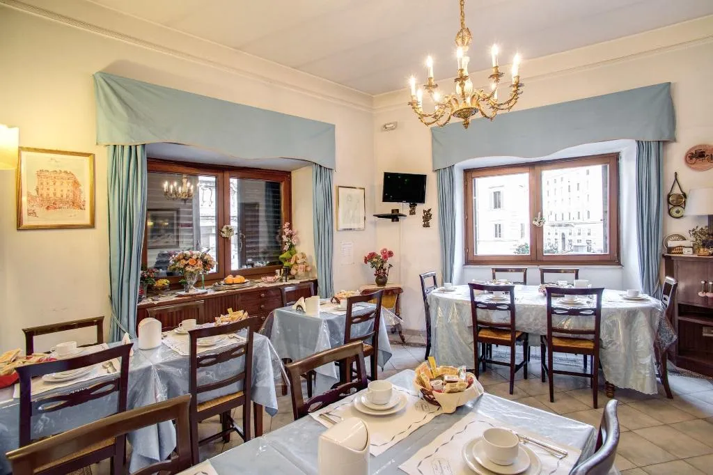 Restaurant, Hotel Primavera, Rome