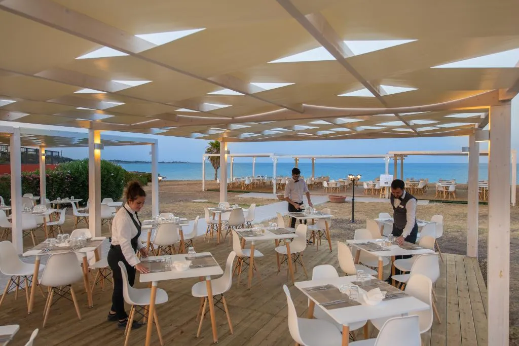 Restaurant, Hotel Club Eloro, Catania