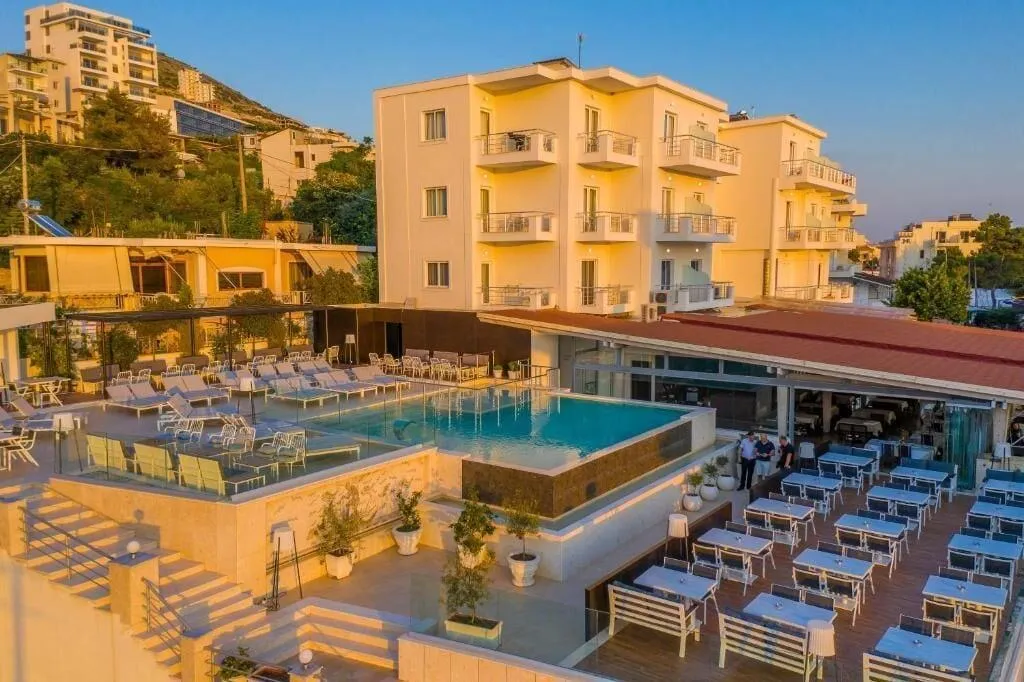 General view, Hotel Agimi&S, Southern Albania
