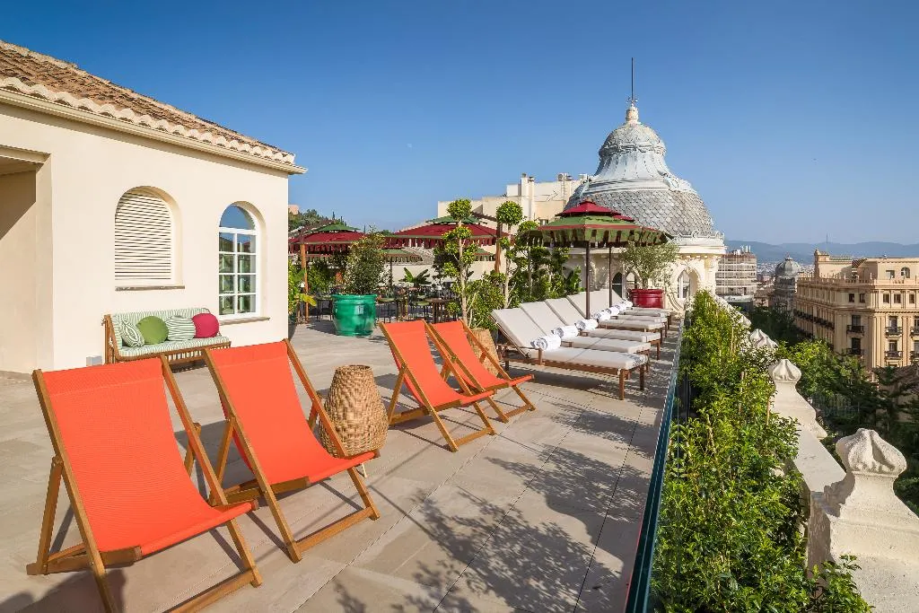 Terrace, Palacio Gran Via, A Royal Hideaway Hotel, Andalucia
