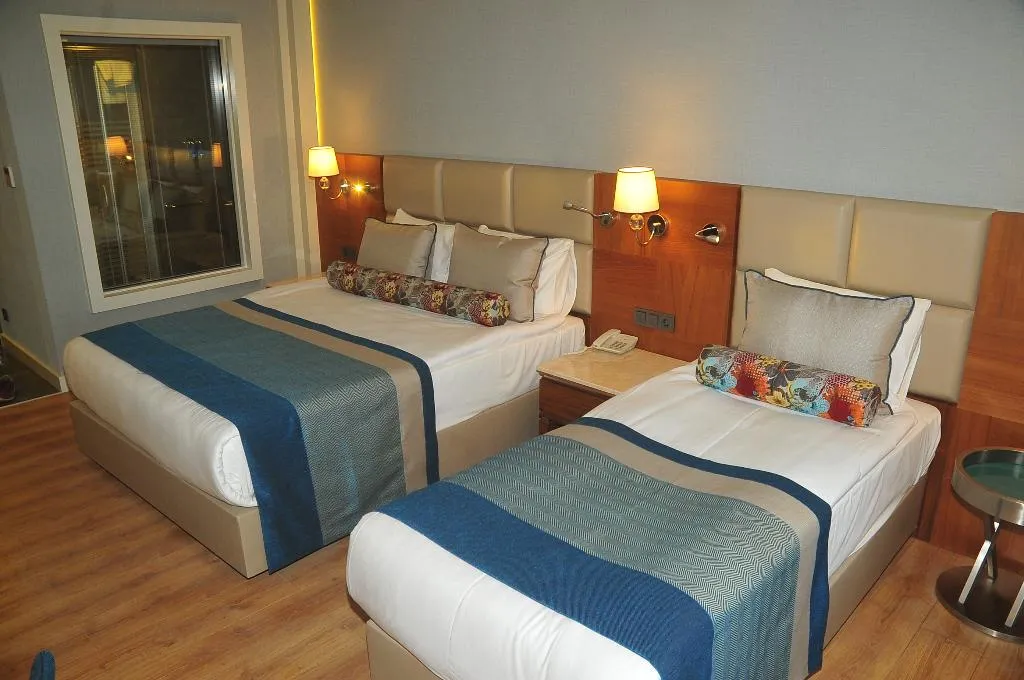 DOUBLE SINGLE USE SIDE SEA VIEW Room, Sensitive Premium Resort & Spa, Antalya