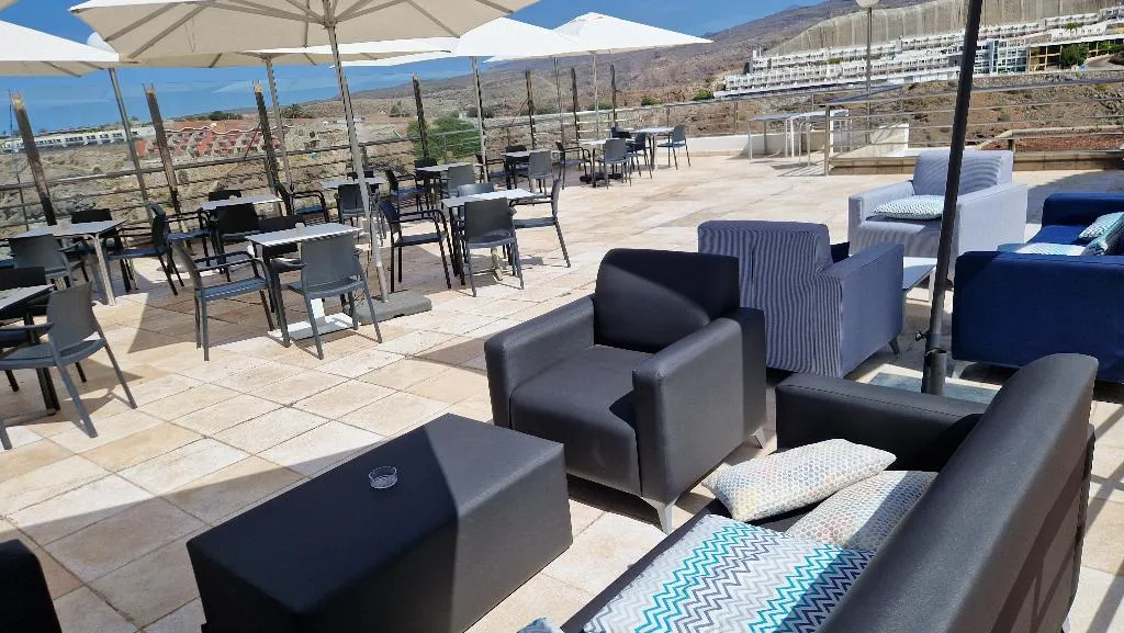 Terrace, Hotel Chatur Palmera Mar, Gran Canaria