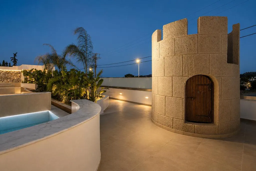 General view, Castello di Cavaliere Suites, Rhodes