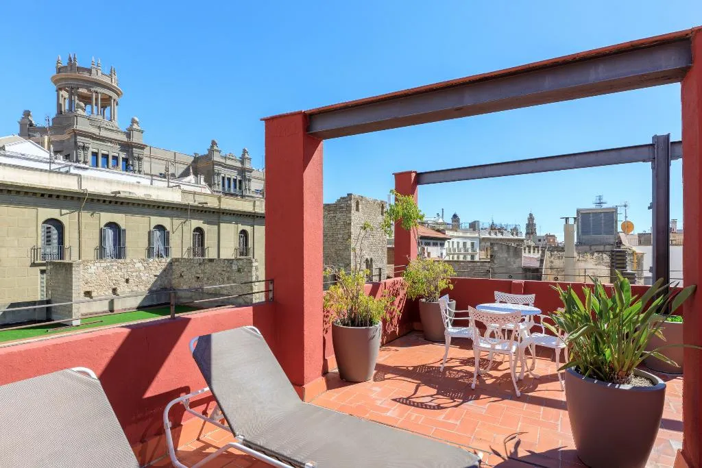 Terrace, Hotel Gotico, Barcelona