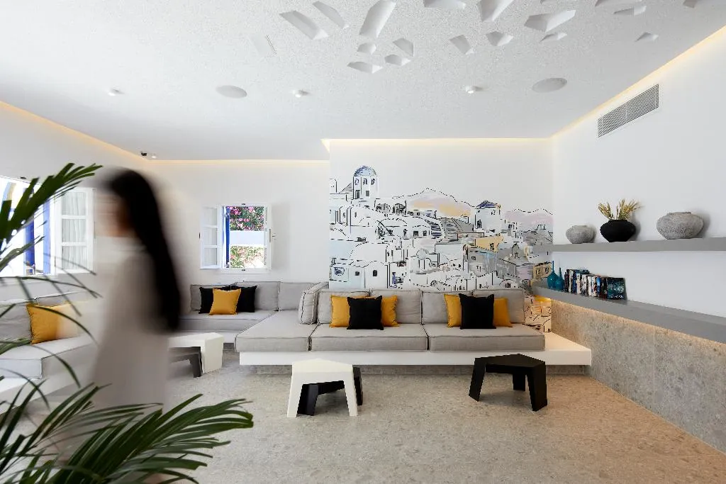 Lobby, Kouros Village, Santorini