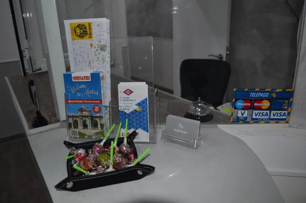 Lobby, Hostal Meyra, Madrid