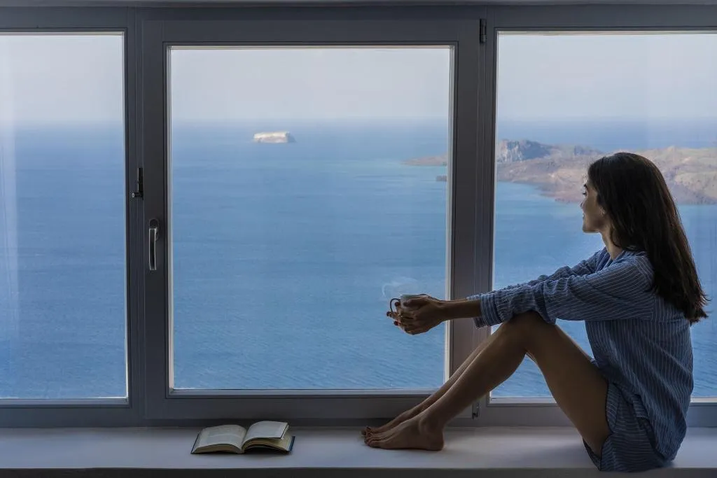 DOUBLE SEA VIEW HONEYMOON Room, Lilium Hotel, Santorini