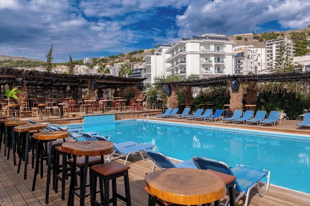 General view, Grand Hotel Saranda, Southern Albania