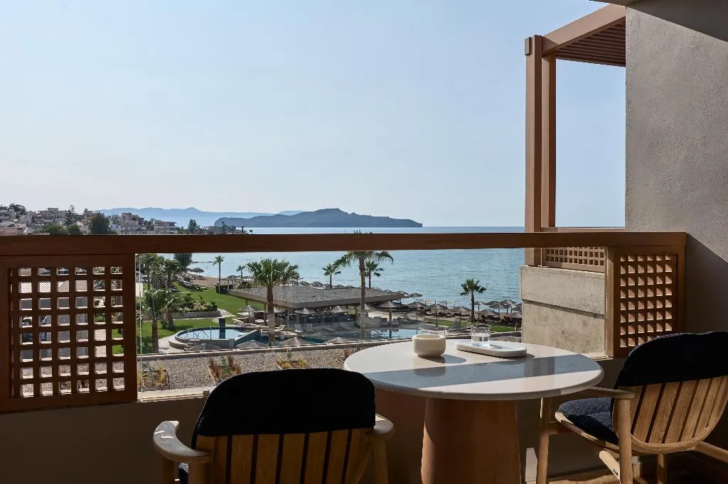 JUNIOR SUITE SEA VIEW Room, Atlantica Kalliston Resort & Spa, Crete