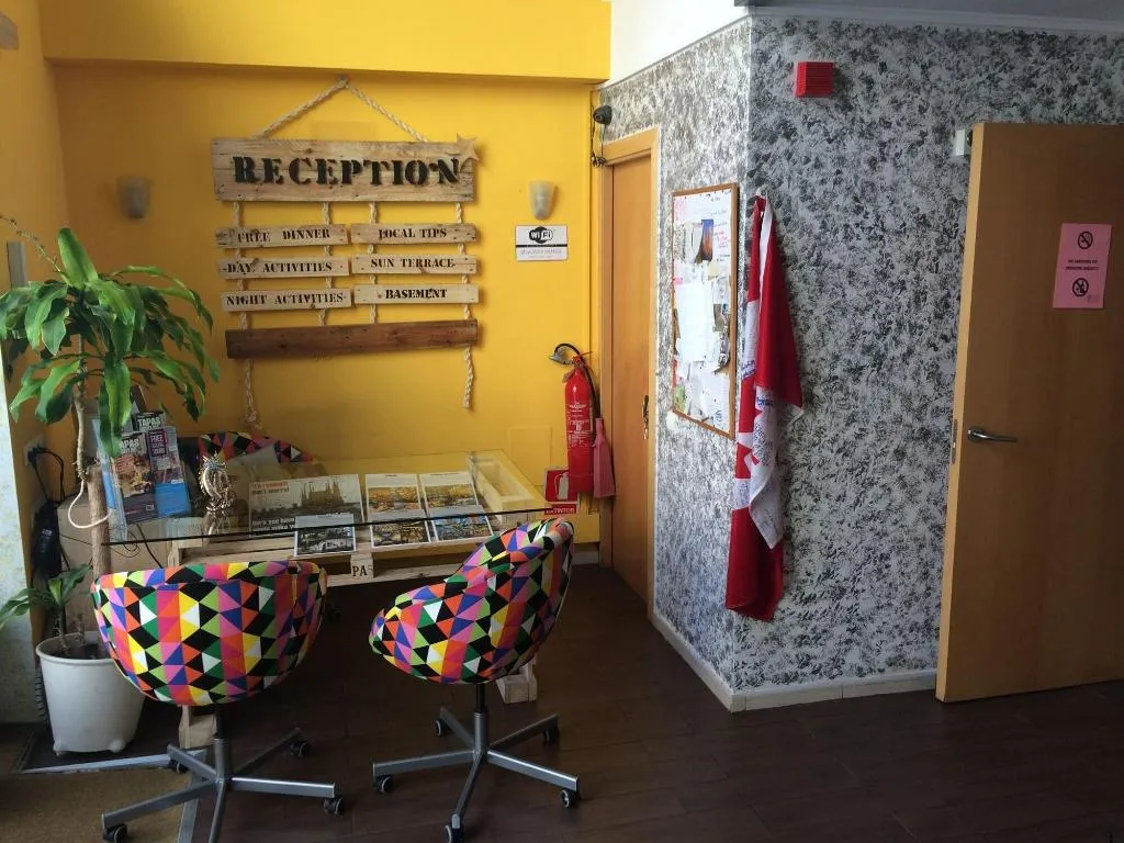 Lobby, Hostel One Sants, Barcelona