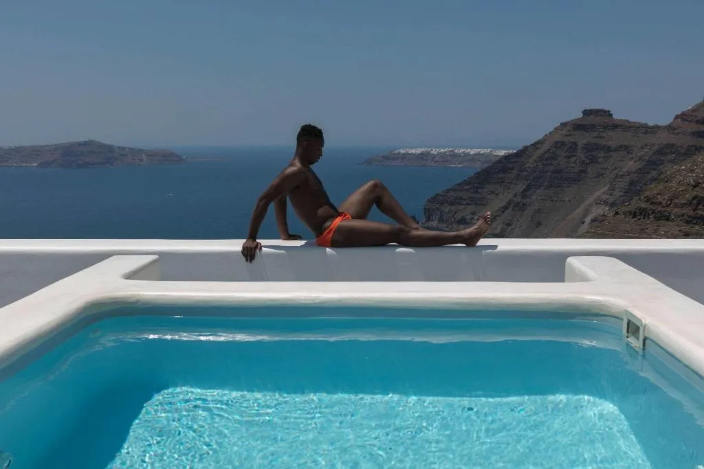 Pool, Aria Suites, Santorini