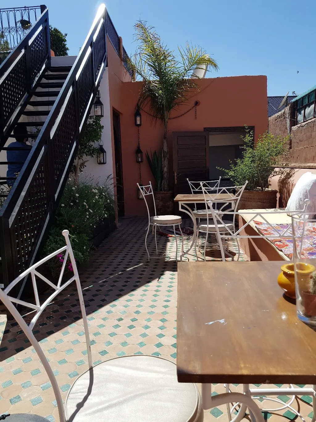 Terrace, Riad Al Wafaa, Marrakech