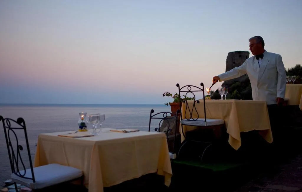 Restaurant, Hotel Onda Verde, Naples