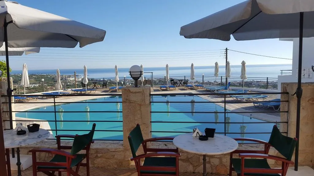 Terrace, Amazones Village Suites, Crete