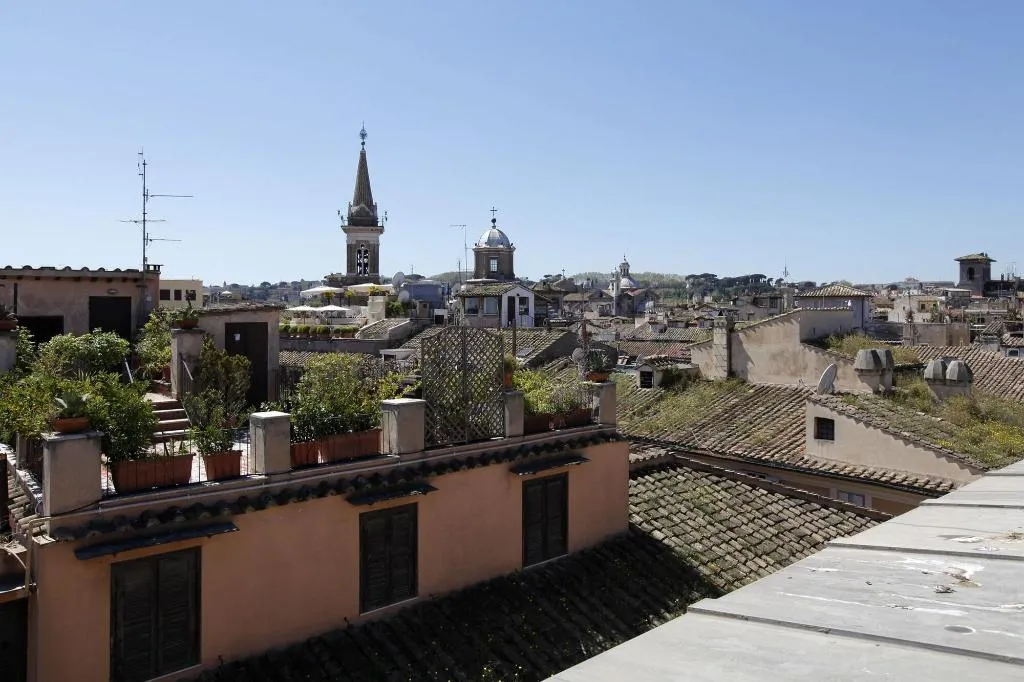 Terrace, Antica Dimora Delle Cinque Lune, Rome
