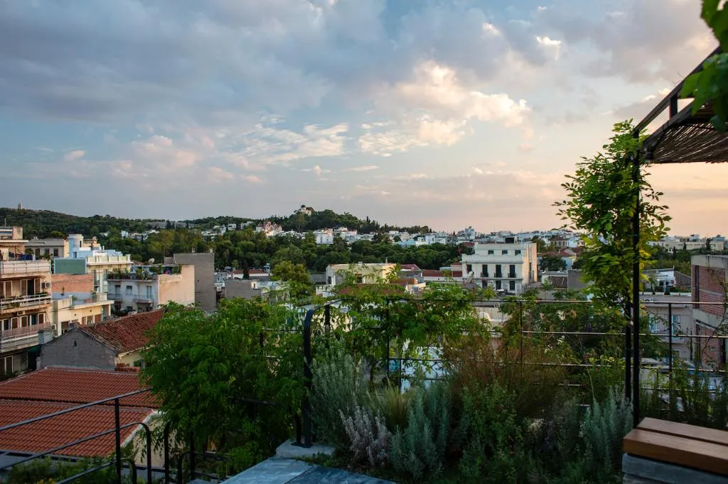 Terrace, The Foundry Suites, Athens