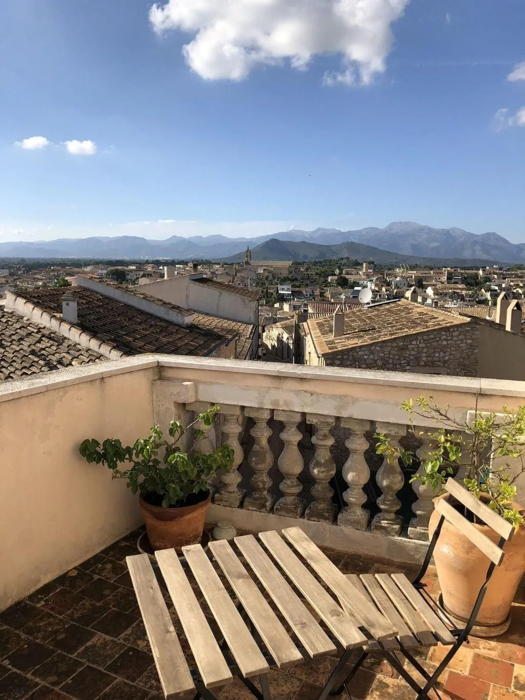 Terrace, Vista De La Vila, Majorca