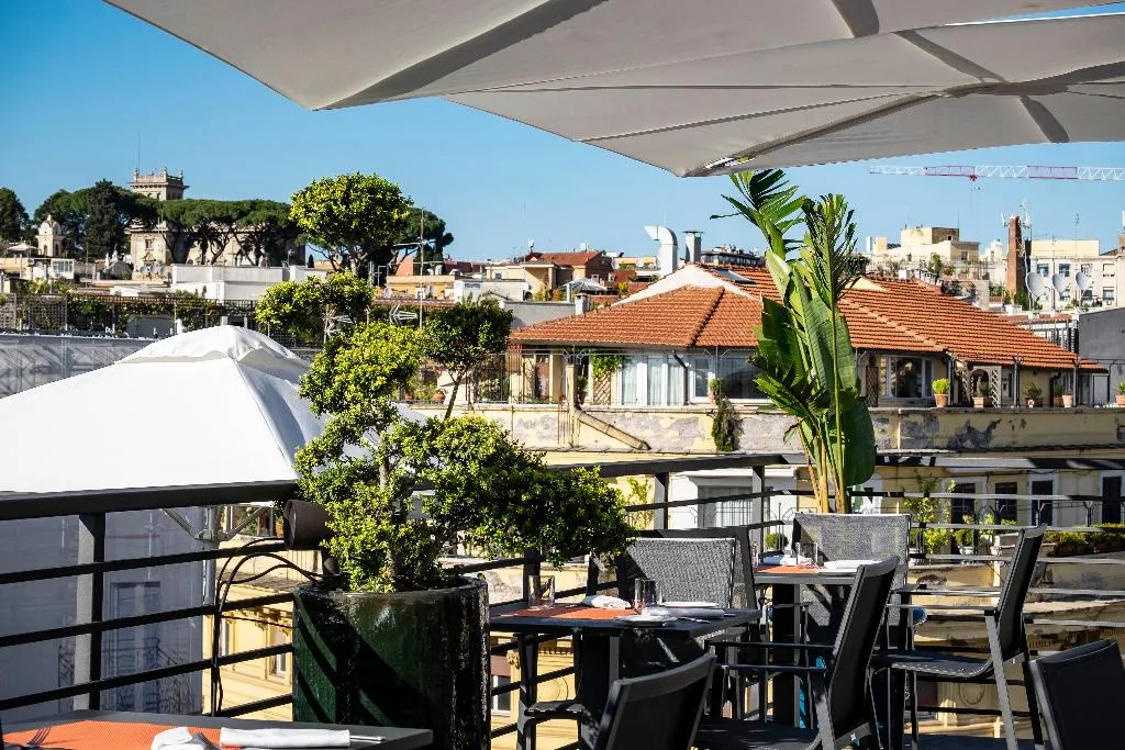 Terrace, U-Visionary Roma Hotel, Rome