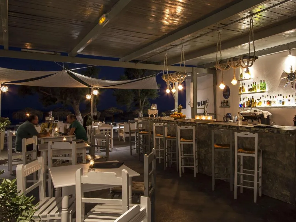 Restaurant, Sea View Beach Hotel, Santorini