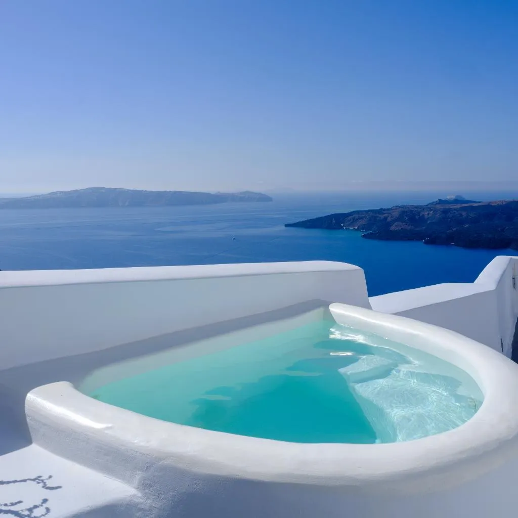 APARTMENT WITH JACUZZI Room, Kamares Apartments, Santorini