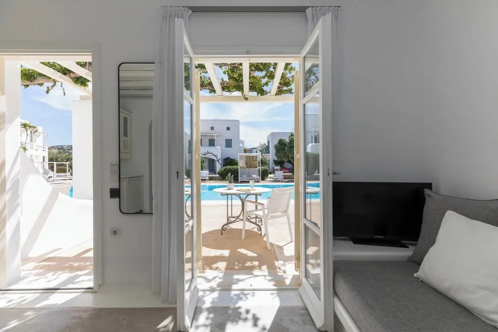 JUNIOR SUITE WITH DOUBLE BED Room, Corfos Hotel, Mykonos