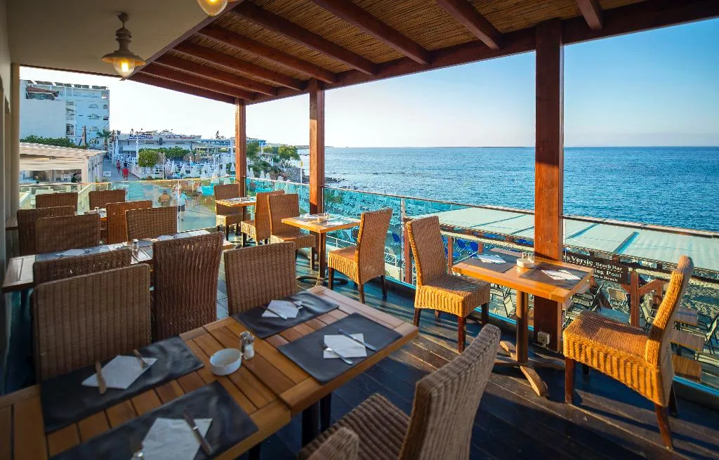 Restaurant, Golden Beach, Crete