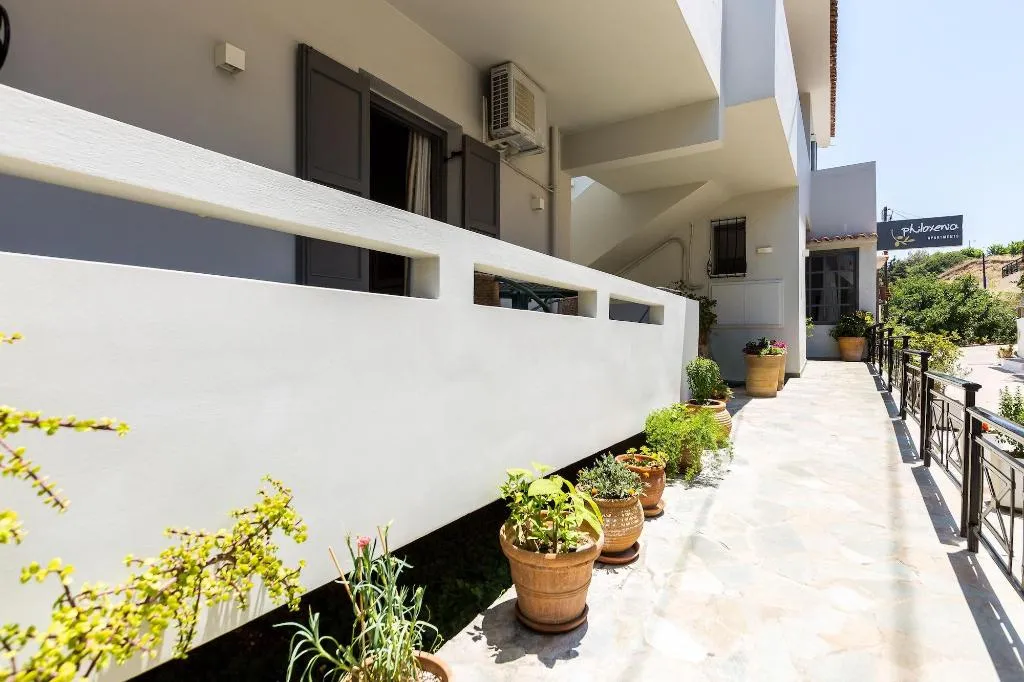 Terrace, Philoxenia Apartments, Crete