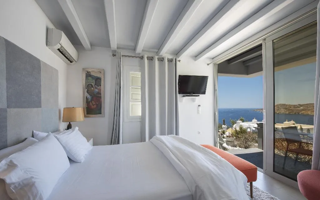 Double or Twin SUPERIOR SEA VIEW Room, Greco Philia Elia Mykonos, Halkidiki