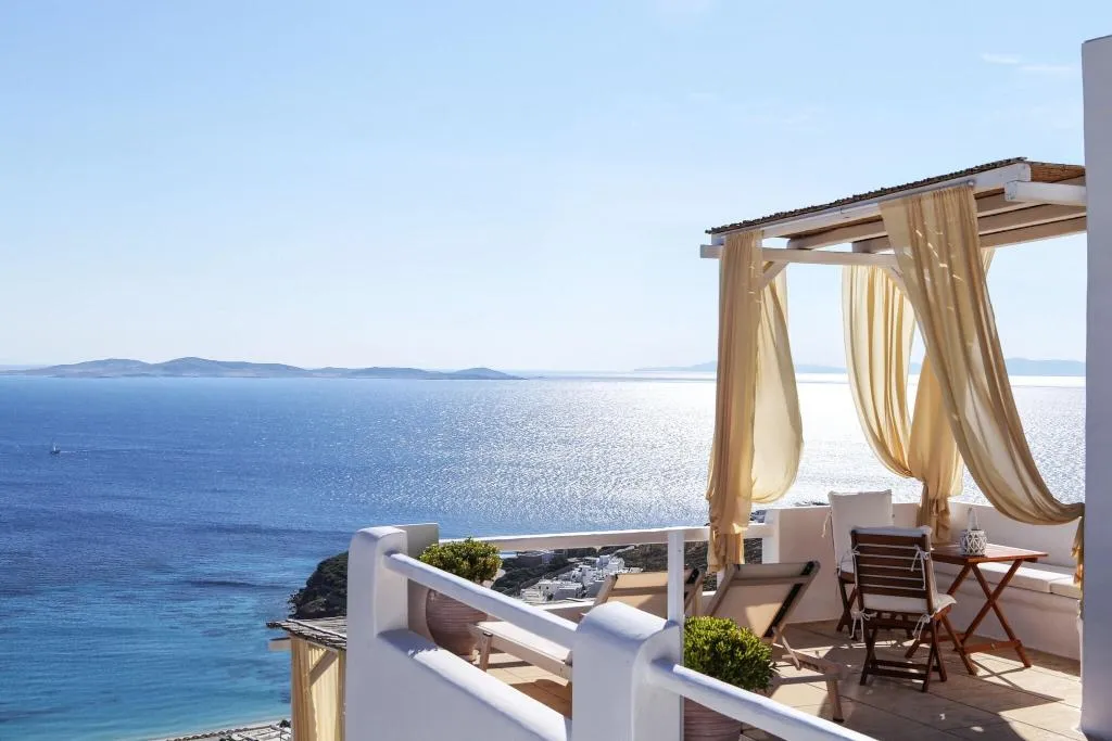 Terrace, La Maison Blanche, Mykonos