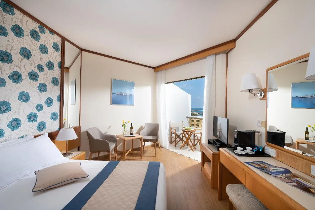 Double or Twin SIDE SEA VIEW Room, Constantinou Bros Athena Royal Beach, Cyprus