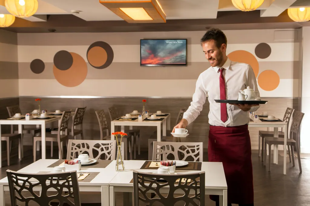 Restaurant, Hotel Domidea, Rome