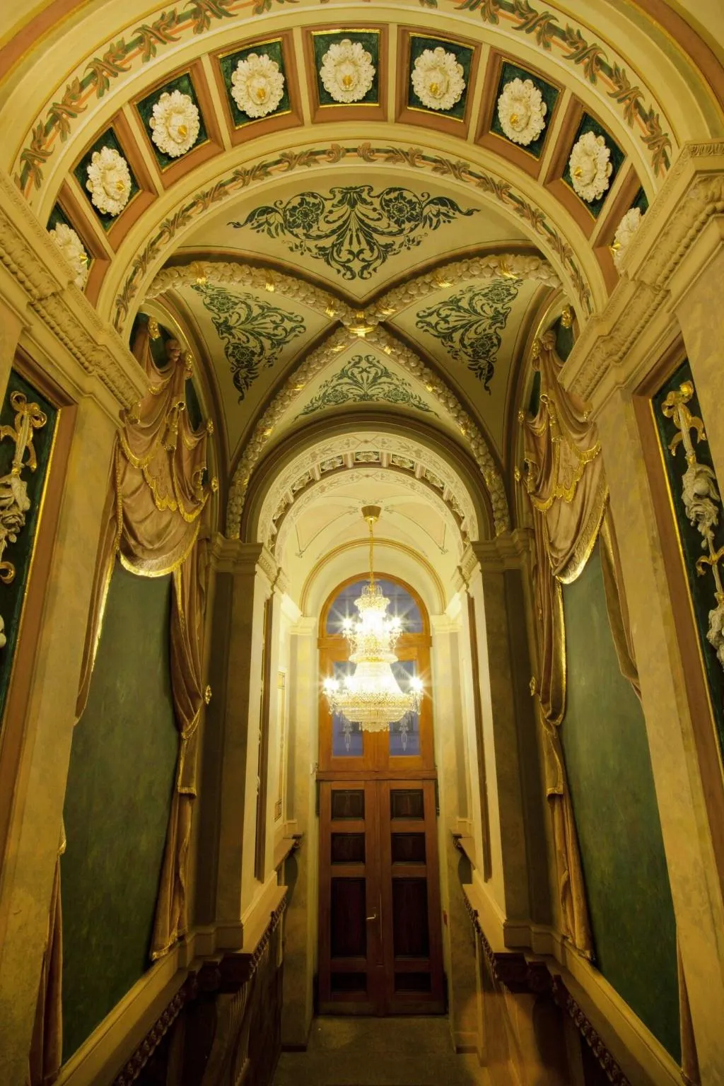 Lobby, Deminka Palace, Prague