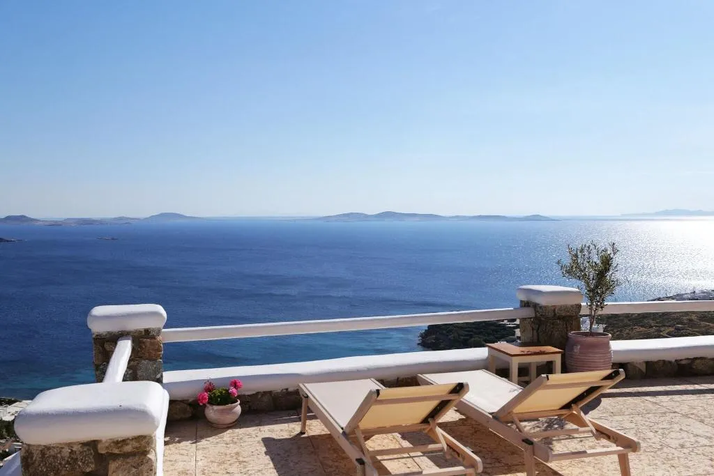 General view, La Maison Blanche, Mykonos