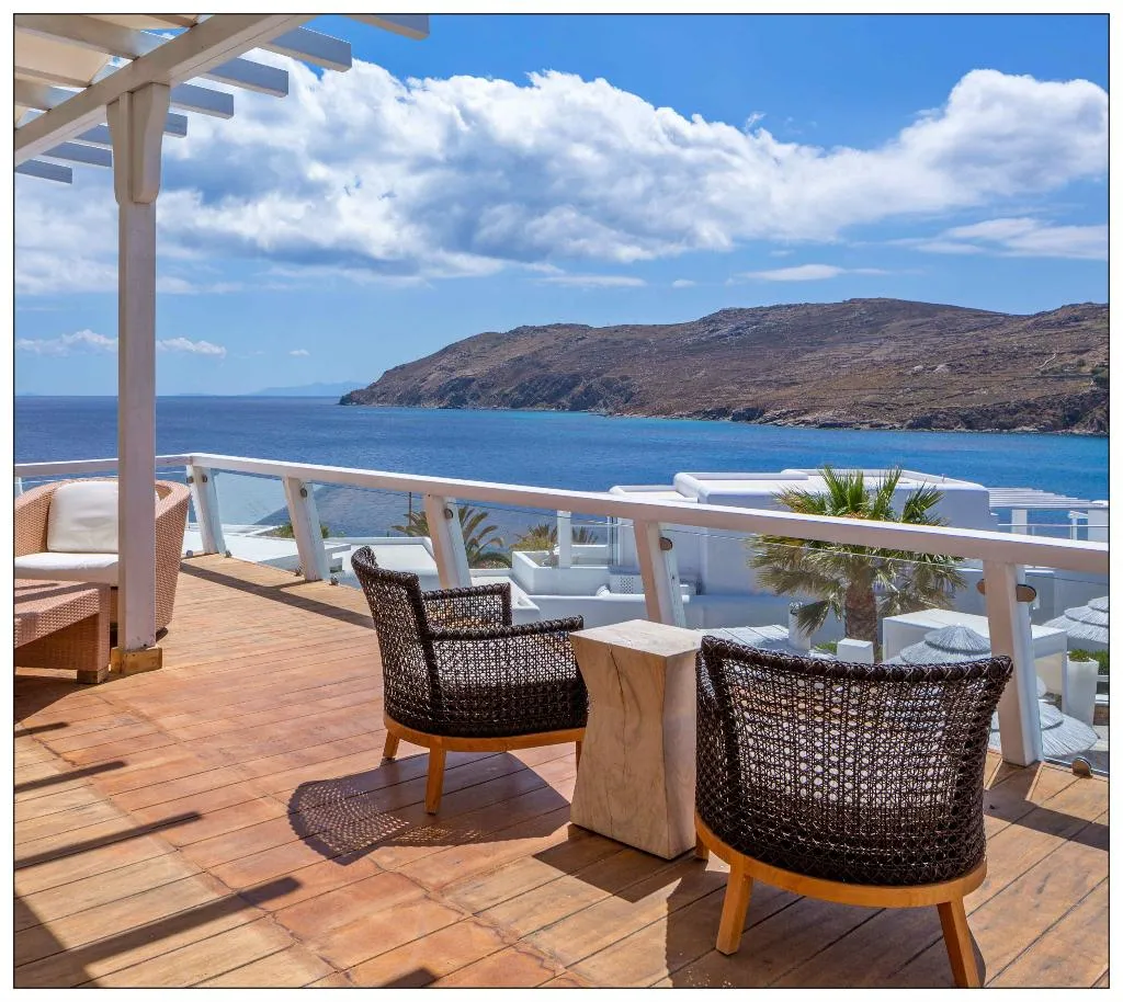 Terrace, Archipelagos Hotel, Mykonos