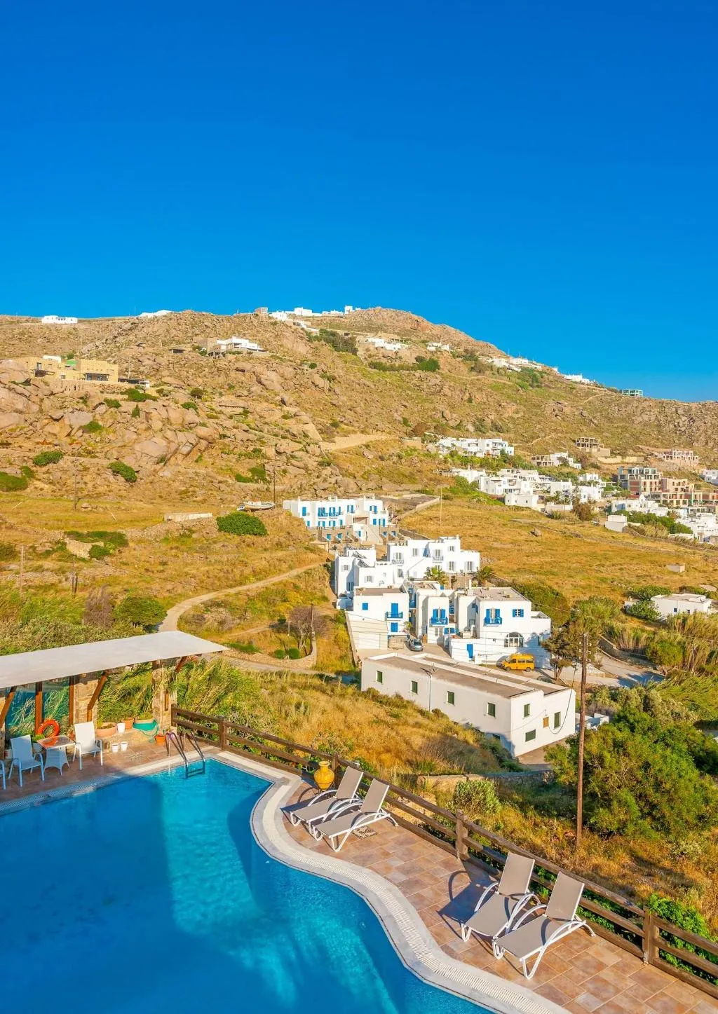 General view, Paradision, Mykonos