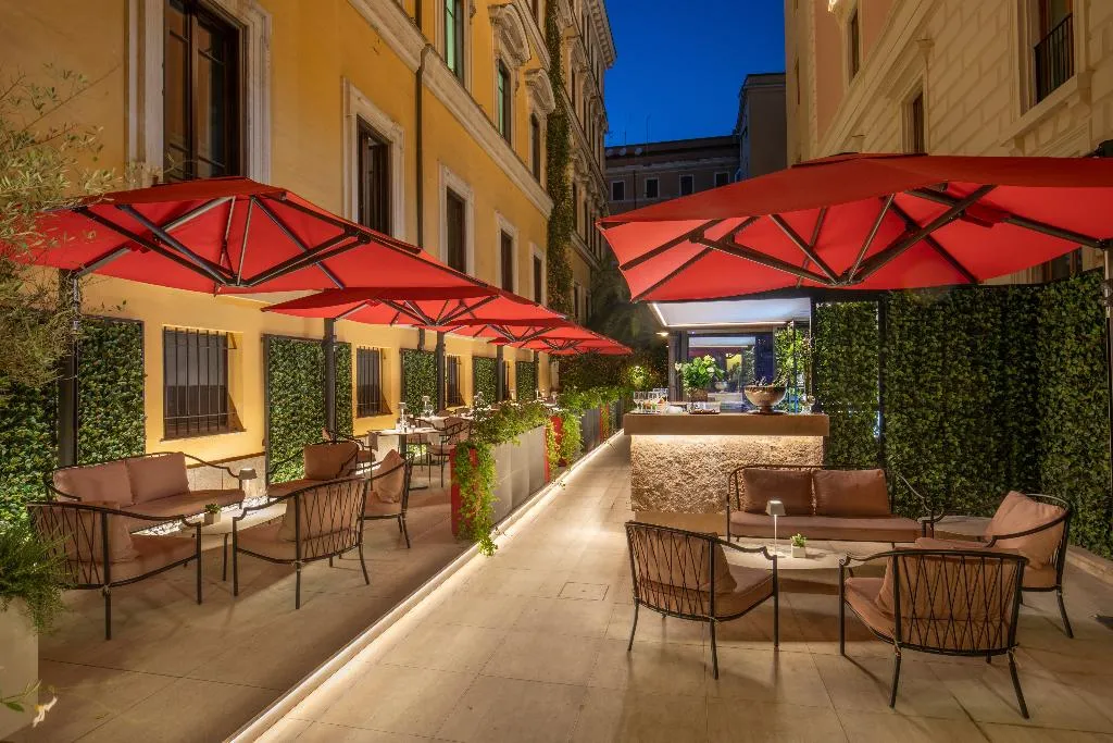 Restaurant, Rose Garden Palace, Rome