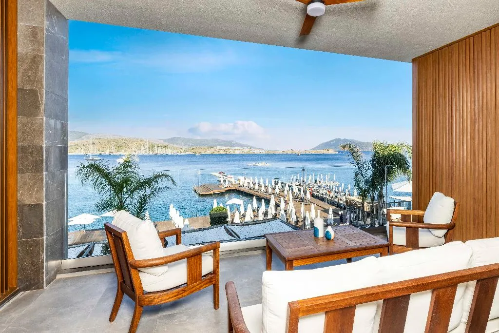 DOUBLE SINGLE USE DELUXE SEA VIEW Room, Mirada Exclusive Hotel Bodrum, Bodrum