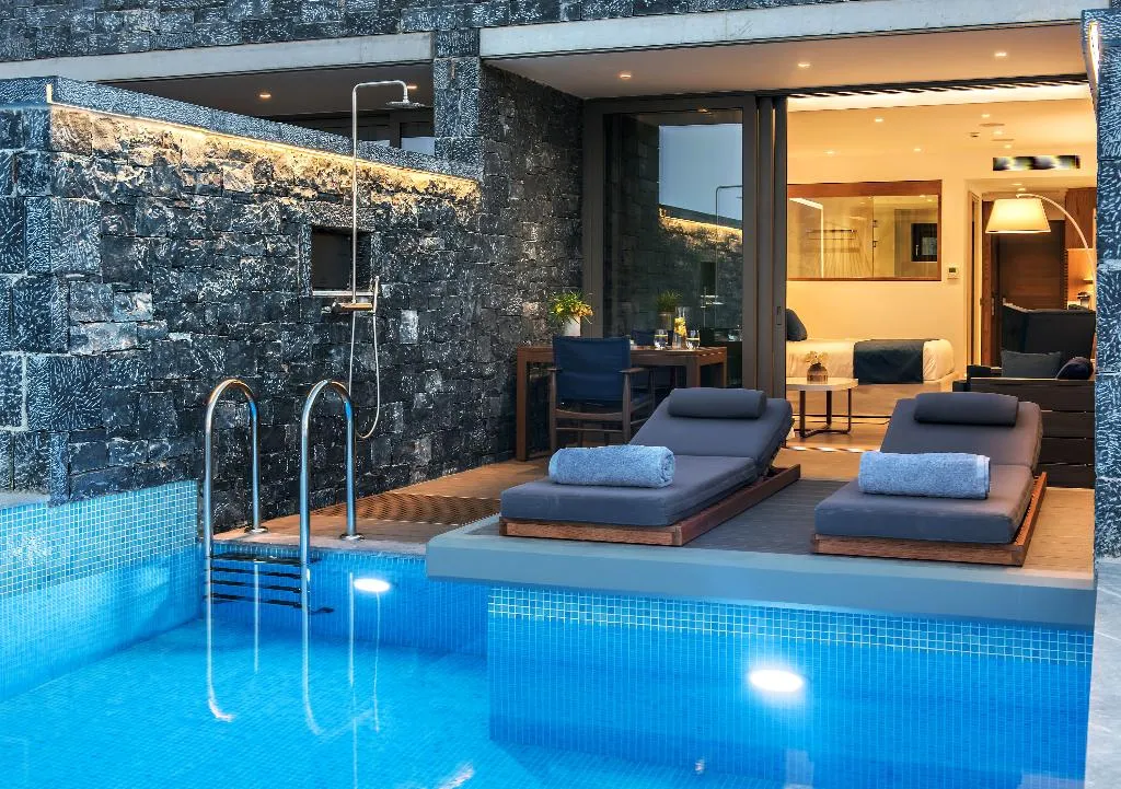 JUNIOR SUITE WITH PRIVATE POOL Room, Nana Princess Suites Villas and Spa, Crete