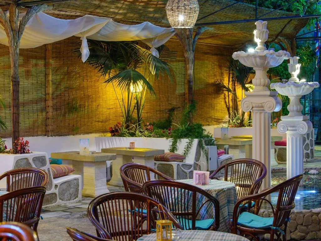 Terrace, Sirena Beach Hotel, Corfu