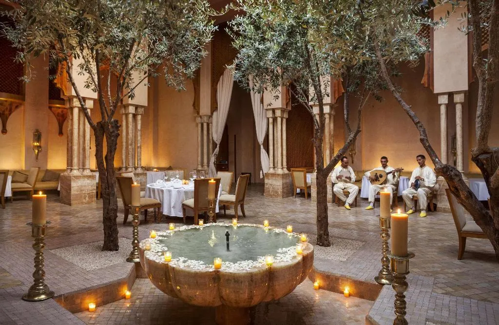 Restaurant, Amanjena, Marrakech