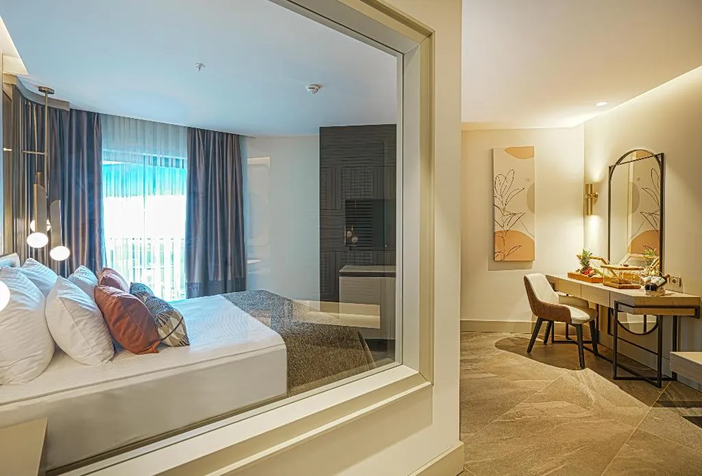 DOUBLE SEA VIEW Room, Kirman Calyptus Hotel, Antalya