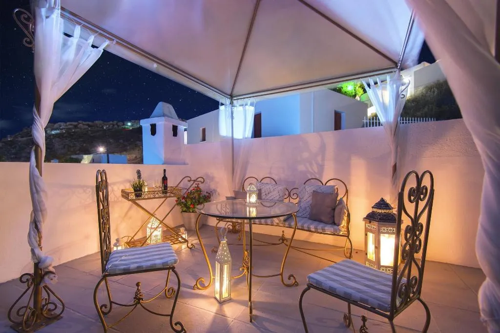 Terrace, Lindos Harmony Suites, Rhodes
