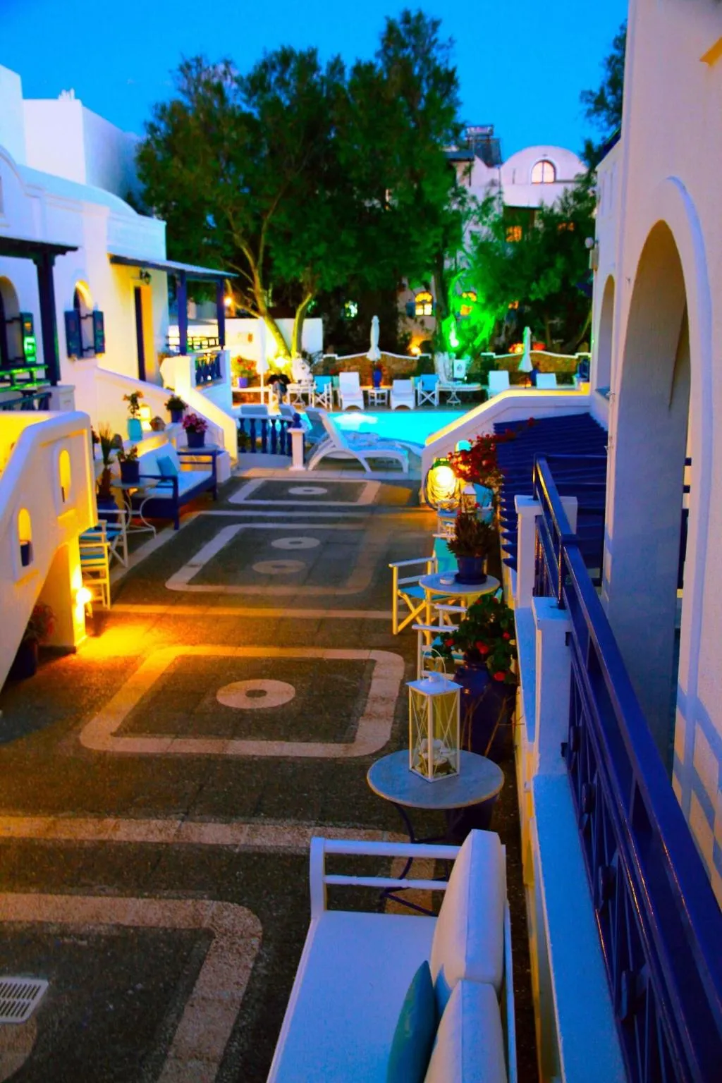 Terrace, Samson's Village, Santorini