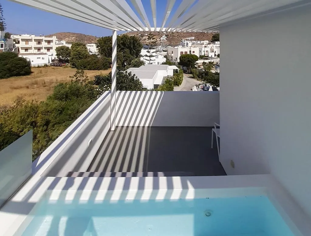 DOUBLE WITH JACUZZI Room, Relux Ios Hotel, Santorini