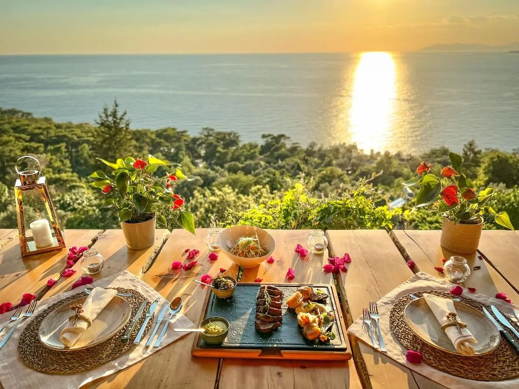 Restaurant, Seaview Faralya Butik Hotel, Dalaman